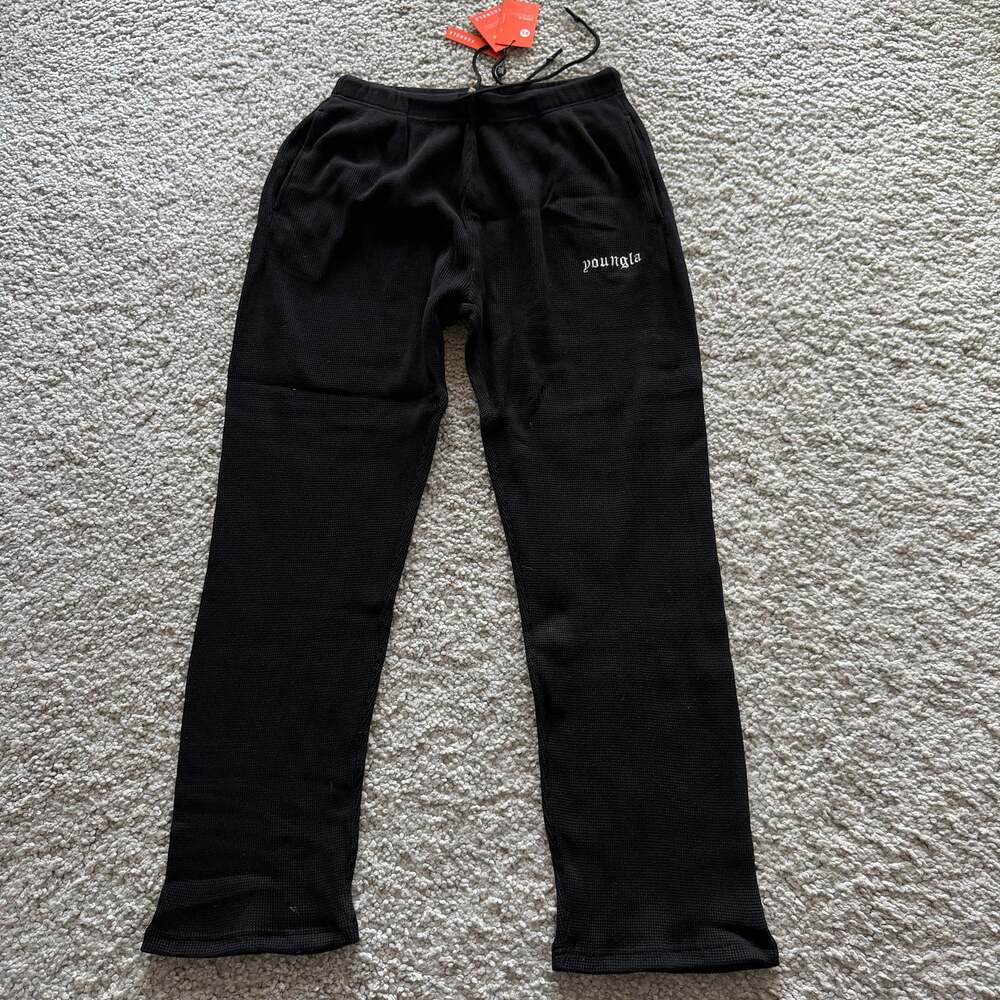 Men's YoungLA 230 ThermalJoggers XL NWT Black